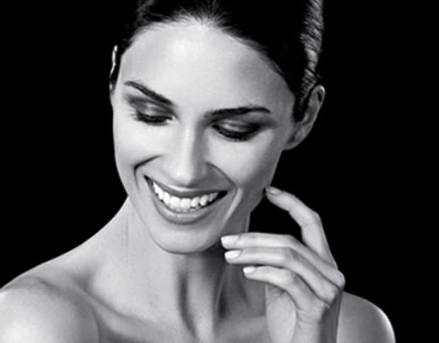 woman smiling following teeth whitening
